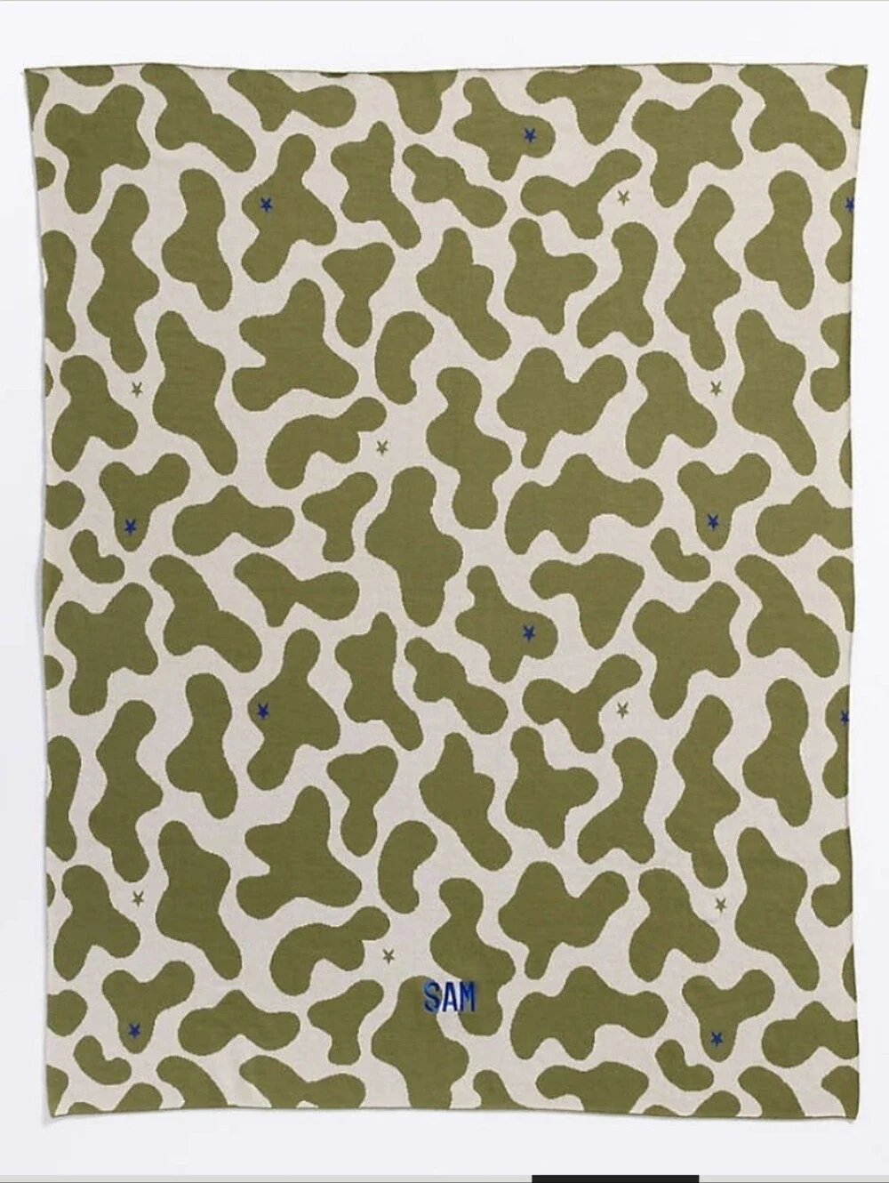 Converse x Crate & Kids Green Camo Blanket